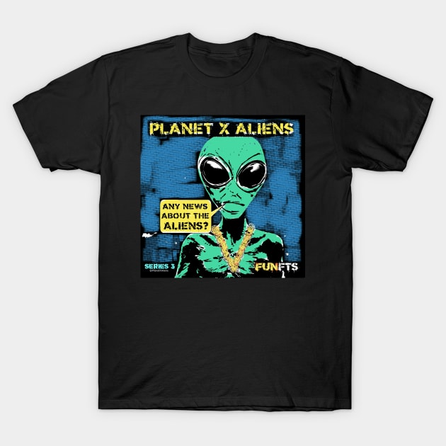 Cool 80's Retro Alien Sci Fi T-Shirt by PlanetMonkey